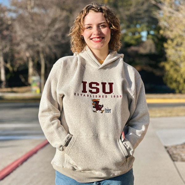 CI Sport ISU Walking Cy Oatmeal Hoodie